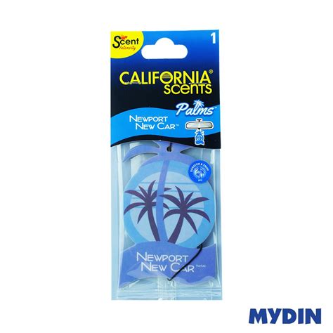 California Scent Air Freshener Palm Paper Newport New Car 20g