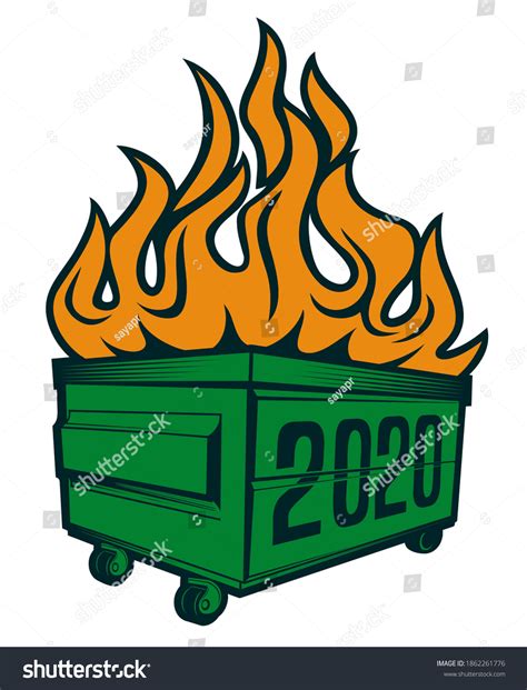 75 Dumpster Fire Stock Vectors Images Vector Art Shutterstock