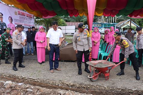 Tingkatkan Pelayanan Polsek Muara Lakitan Musi Rawas Bangun Gedung SPKT