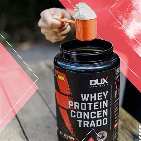 O Whey Protein Concentrado DUX é feito uma proteína pura 100 soro