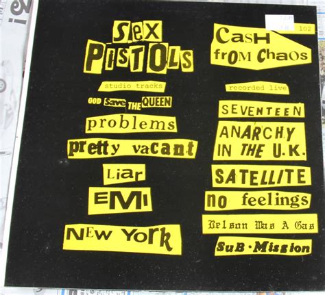 Yahoo Sex Pistols Cash From Chaos