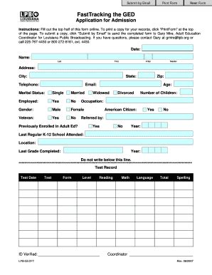 Fillable Online Lpb Gender Louisiana Public Broadcasting Fax Email