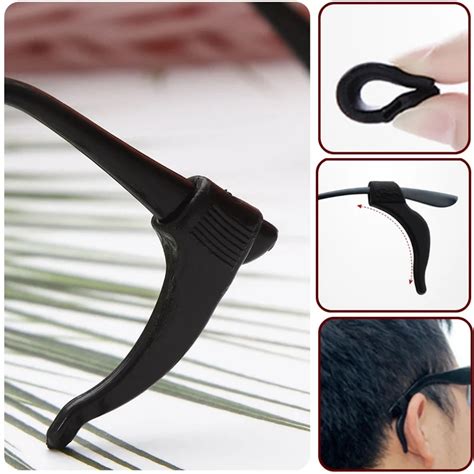 Pair High Quality Silicone Anti Slip Holder For Glasses Accessories