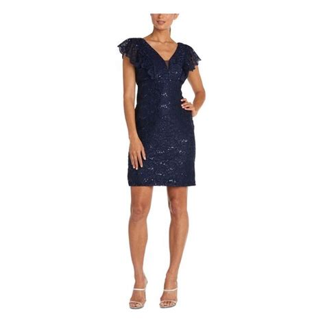 Night Way Collections Dresses Nwt Nightway Womens Navy Lined