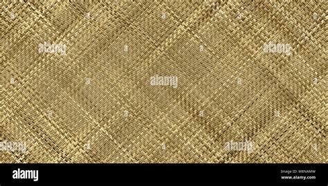 Seamless Basket Weaving Background Woven Wicker Straw Texture Stock