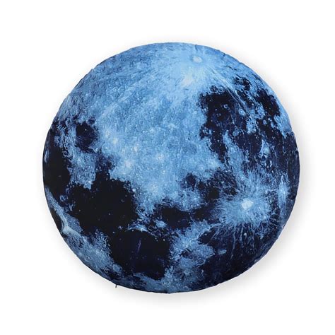 Rounuo 10black Moon Plush Pillow 3d Planets Throw Pillow Soft