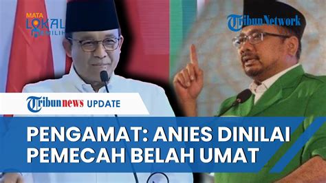 Menag Yaqut Sindir Capres Pecah Belah Umat Pengamat Sasar Anies