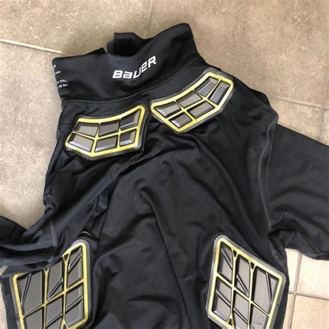 Bauer BRAND NEW- Padded Neckguard Shirt | SOLD | Hockey Neck Protectors ...