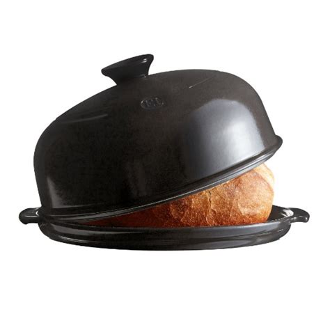 Brotbackset Keramik 28 5 Cm Charcoal Emile Henry KitchenShop