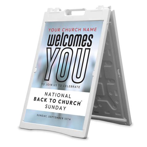 Back To Church Welcomes You Banner Church Banners Outreach Marketing