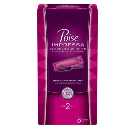 Poise Impressa Size 2 Bladder Supports, 8 ct - Fry’s Food Stores