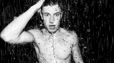 Shawn Mendes Gets Wet And Shirtless For New Song Mercy