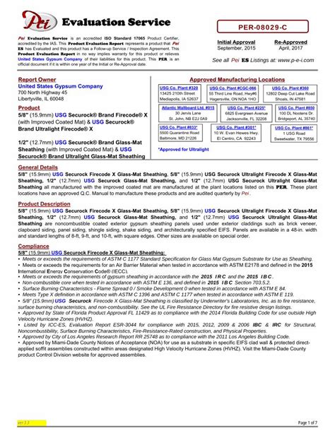 Pdf Usg Securock Brand Glass Mat Sheathing Dokumen Tips