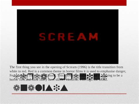 (PPTX) Scream Opening Analysis - DOKUMEN.TIPS