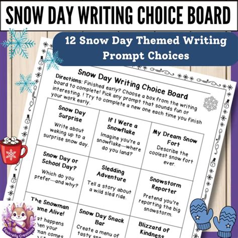 Snow Day Writing Prompts