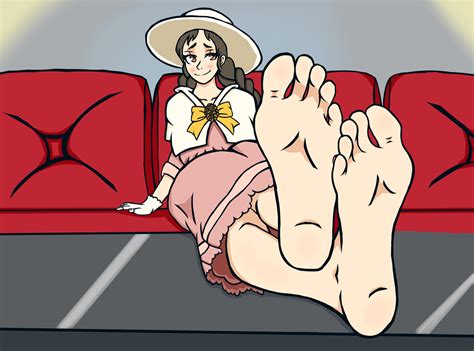 Juniper Woods feet on the table by AlesRho on DeviantArt