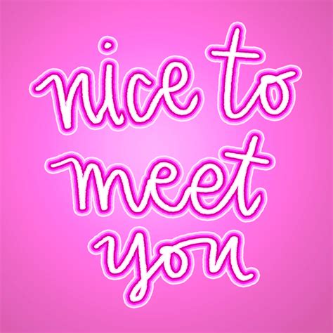 Pleasure Nice To Meet You  By Megan Motown Find And Share On Giphy