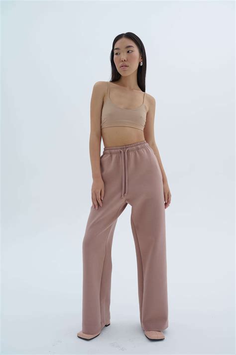 Брюки джоггеры nude