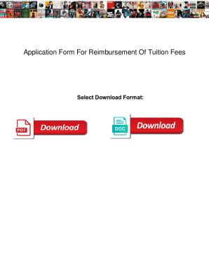 Fillable Online Sampleforms Comtuition Reimbursement FormFREE 10