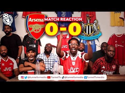 Arsenal Newcastle Full Fan Reactions Saka Martinelli Odegaard