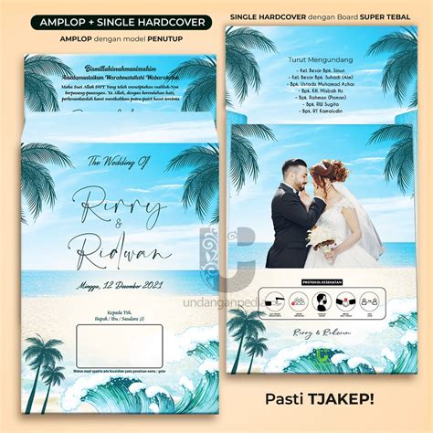 Jual Hardcover Amplop Free Website Invitation Undangan Pernikahan