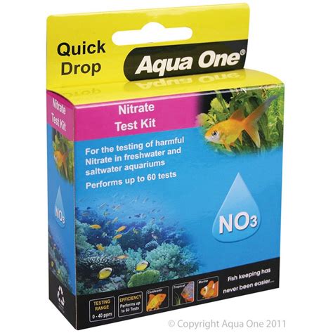 Buy Aqua One Quick Drop Test Kit Nitrate No3 92055 Mydeal