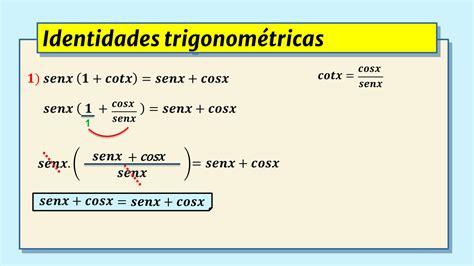 SOLUTION Identidades trigonométricas Cuatro ejercicio en el archivo