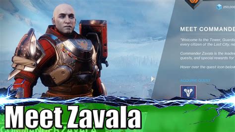 Meet Commander Zavala Youtube