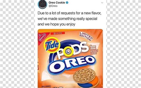 Consumption Of Tide Pods Meme Viral Phenomenon Oreo Meme Transparent