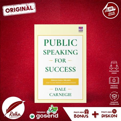 Jual Buku Public Speaking For Success Dale Carnegie Shopee Indonesia