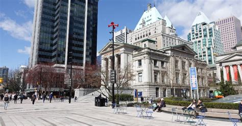 Vancouver Completes New Public Plaza On Robson Street Georgia Straight Vancouver’s Source For