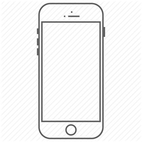 Iphone Icon Transparent #192464 - Free Icons Library