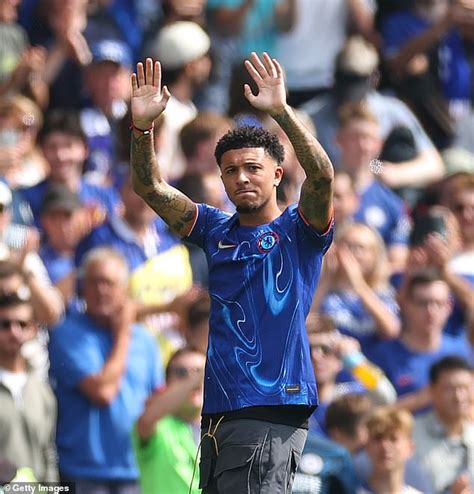 Chelsea Unveil Jadon Sancho At Stamford Bridge Moments Before Sunday S