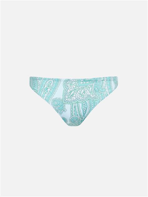 Woman Paisley Classic Swim Briefs Milo Mc2 Saint Barth