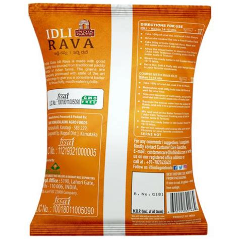 Buy India Gate Idli Rava Online At Best Price Of Rs 57 Bigbasket