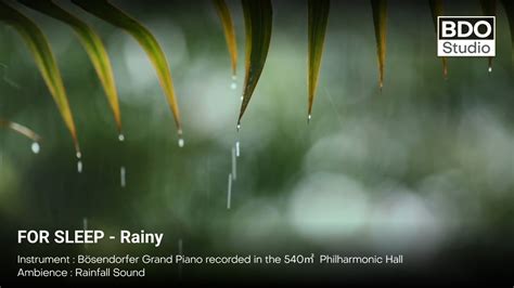 Rain 9 10 Hrs Gentle Piano Music With Rain Sounds For Sleep Relax