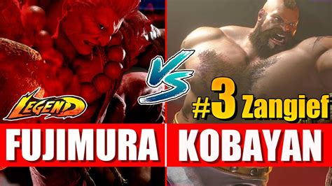 Sf Fujimura Akuma Vs Kobayan Zangief Street Fighter Youtube