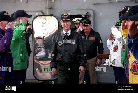 Crew Members Aboard The Aircraft Carrier Uss Independence Cv 62 Honor