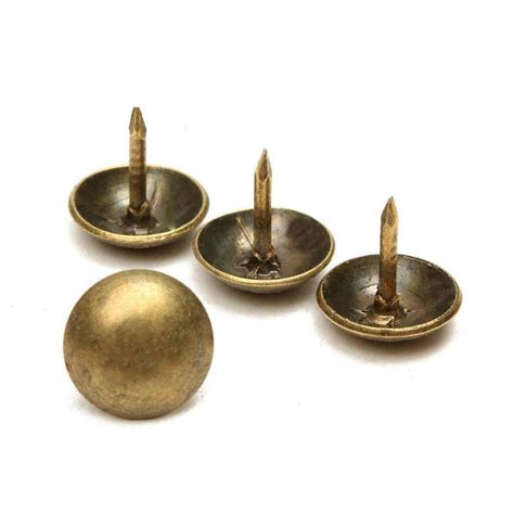 Pcs Antique Brass Upholstery Nails Furniture Studs Tacks Pins X