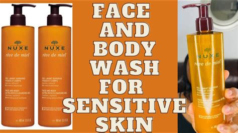 Nuxe Reve De Miel Face And Body Ultra Rich Cleansing Gel Review Youtube