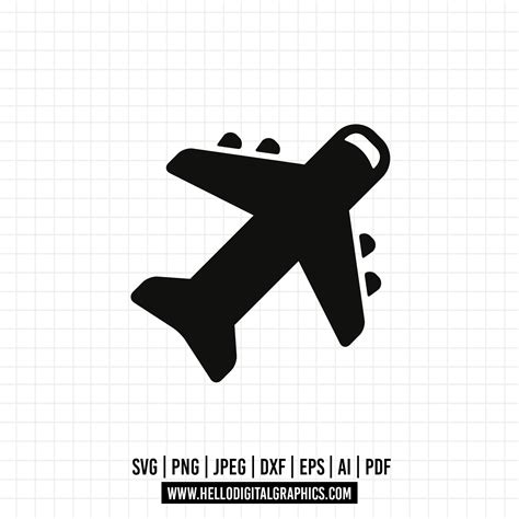 COD679- Airplane SVG Files, Airplane Cut Files, Airplane Vector Files ...