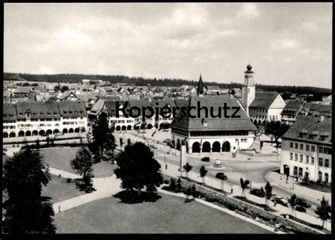 ÄLTERE POSTKARTE FREUDENSTADT IM SCHWARZWALD MARKTPLATZ VOM KIRCHTURM