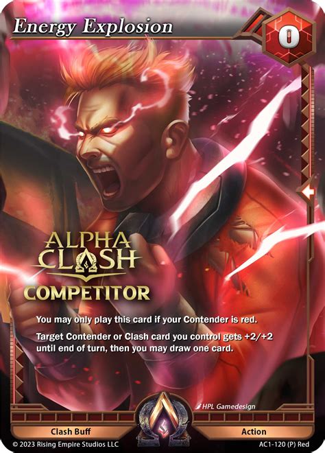 Energy Explosion Competitor The Awakening Alpha Clash