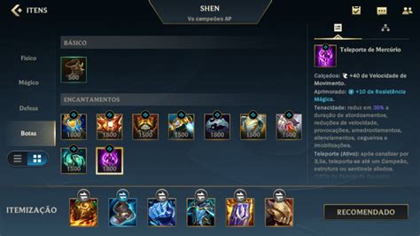 Como Jogar De Shen No Wild Rift Veja Build Habilidades E Mais