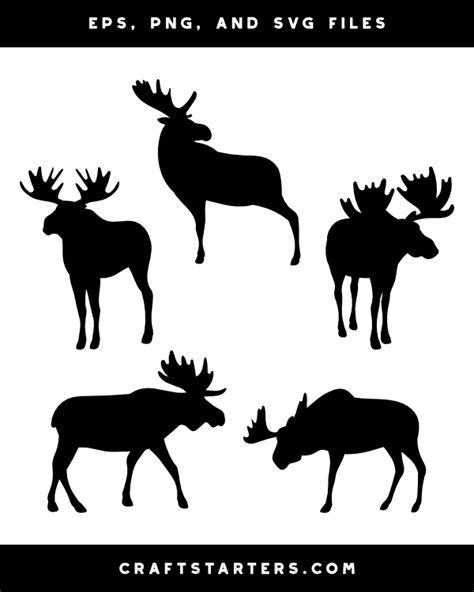 Moose Silhouette Clip Art