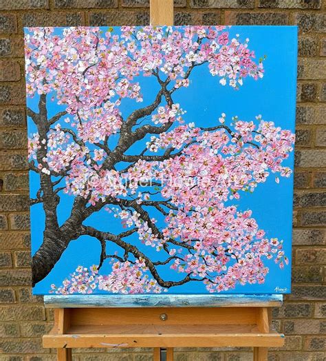 Japanese Cherry Blossom Painting