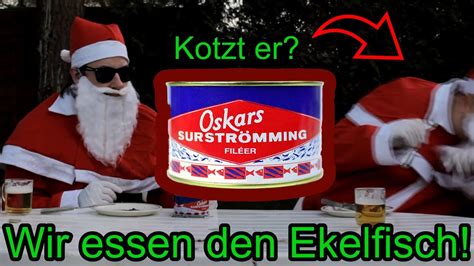 Surstr Mming Wir Essen Den Stinkefisch Frohe Weihnachten Youtube