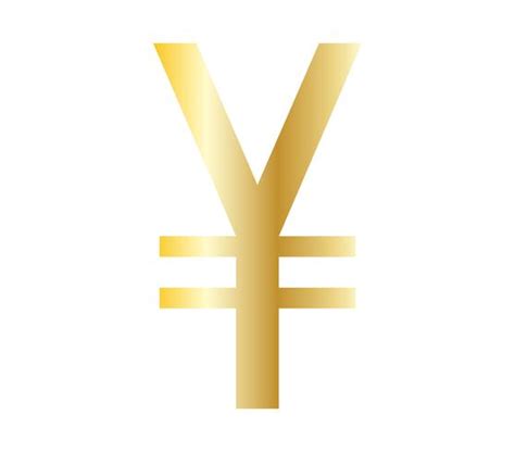 Golden yen symbol 658708 Vector Art at Vecteezy