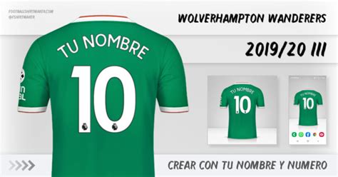 Crear Jersey Wolverhampton Wanderers Iii Con Tu Nombre Y N Mero