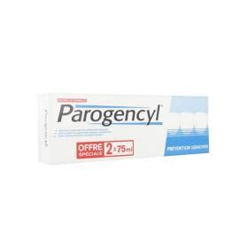 PAROGENCYL Dentifrice prévention gencives lot 2x75ml Parapharmacie